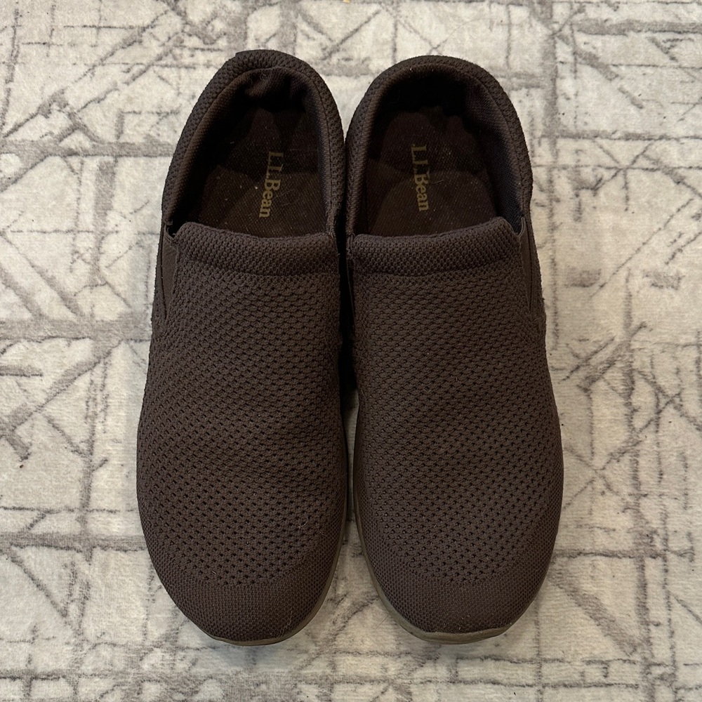 L.L. Bean Men's Dark Brown Knit Loafers
